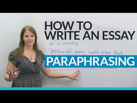 How to write a college level informative essay